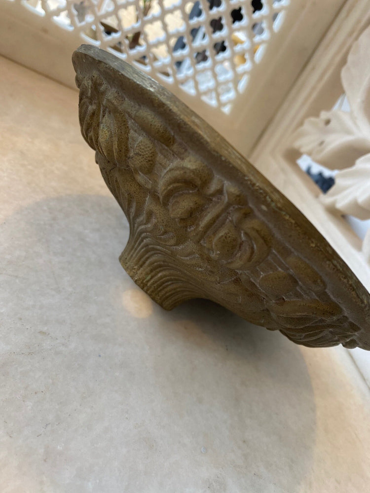 Carved Brass Escutcheon (HW022)