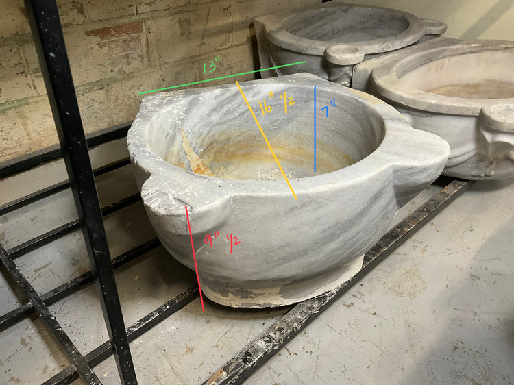 French White Marble Sink (S-NJAS)