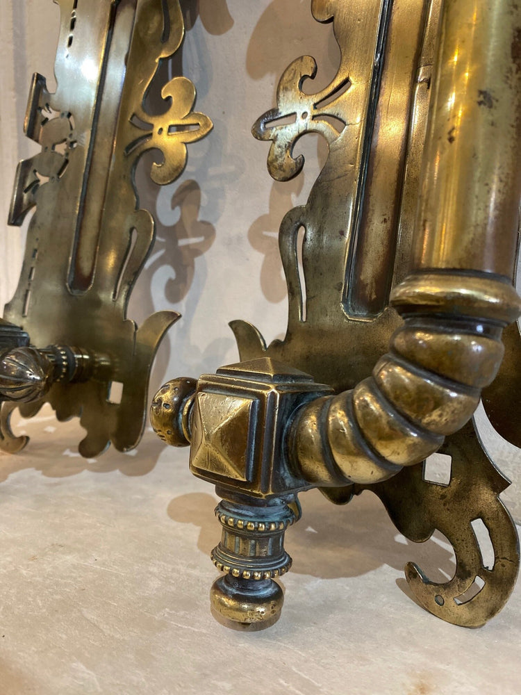 Pair of Bronze Door Handles (HW015)