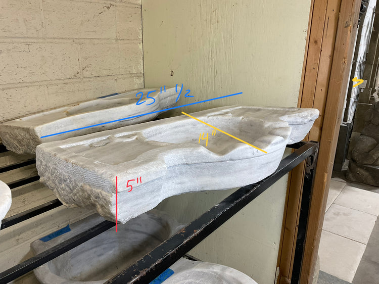 French White Marble Sink