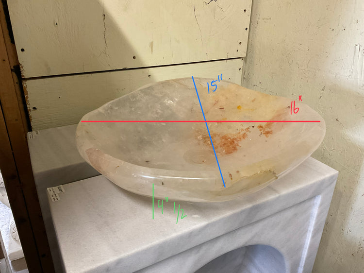 Brazilian Rock Crystal Sink Bowl (S-HCI6)