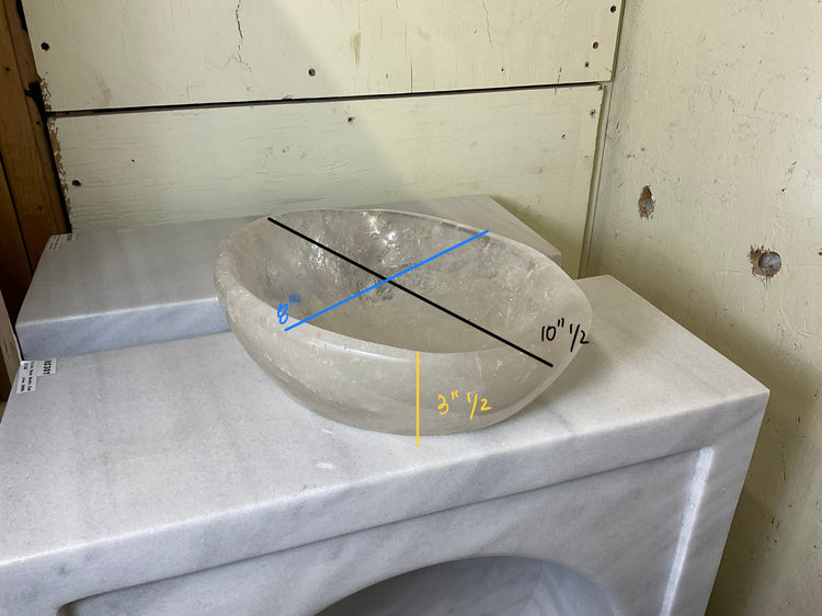 Brazilian Rock Crystal Sink Bowl (S-4RUZ)