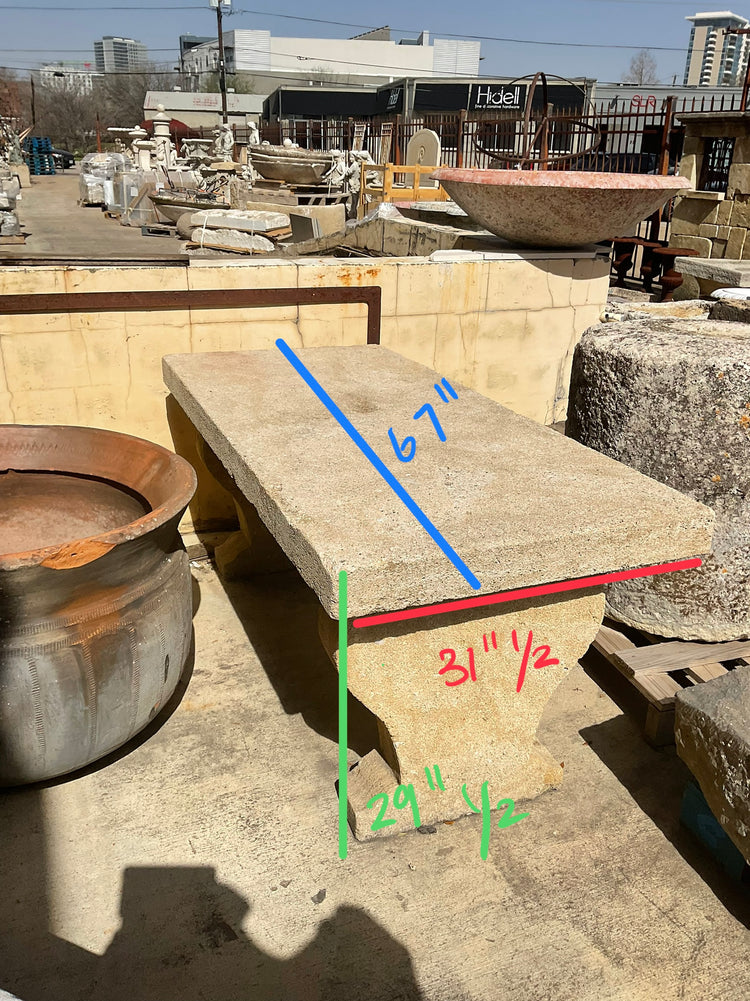 French Limestone Table (GE-EOWL)