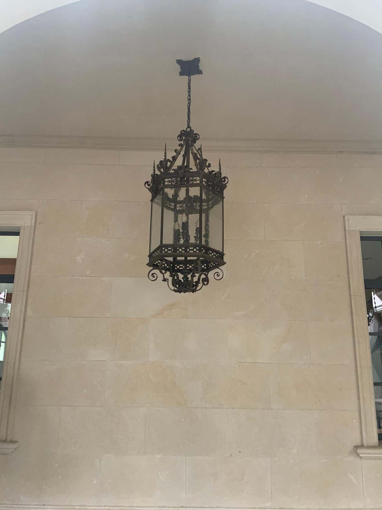 French Bronze Chateau Lantern (L101)