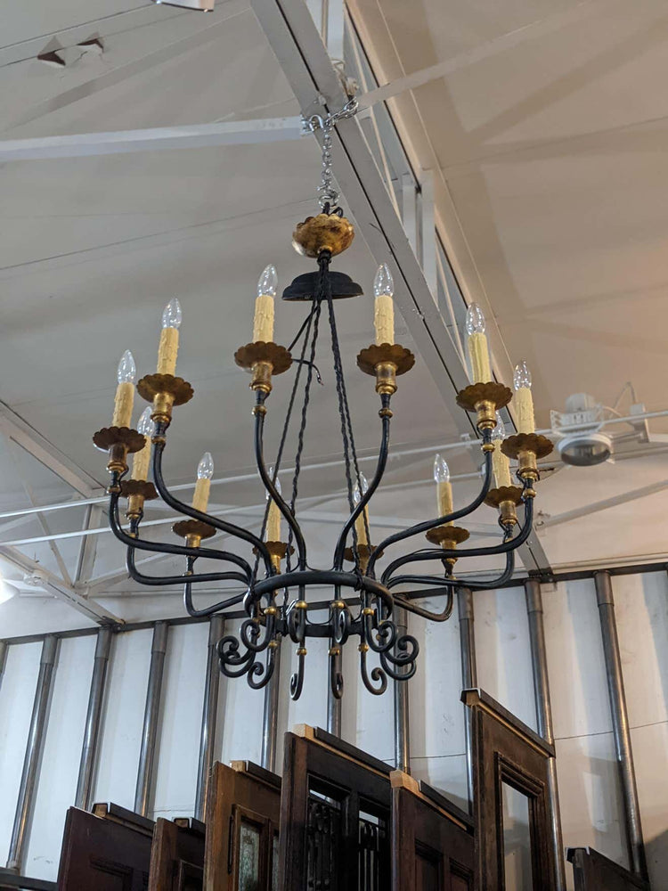 French Bronze Chandelier (L110)