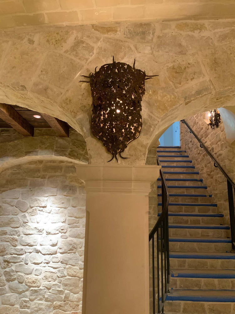 French Iron Wall Lamp (L113)