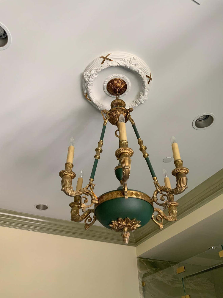 French Bronze Chandelier (L124)