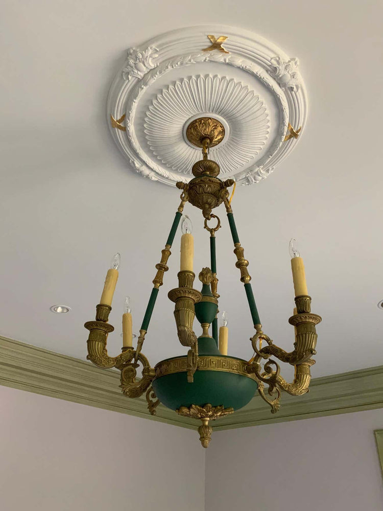 French Bronze Chandelier (L124)