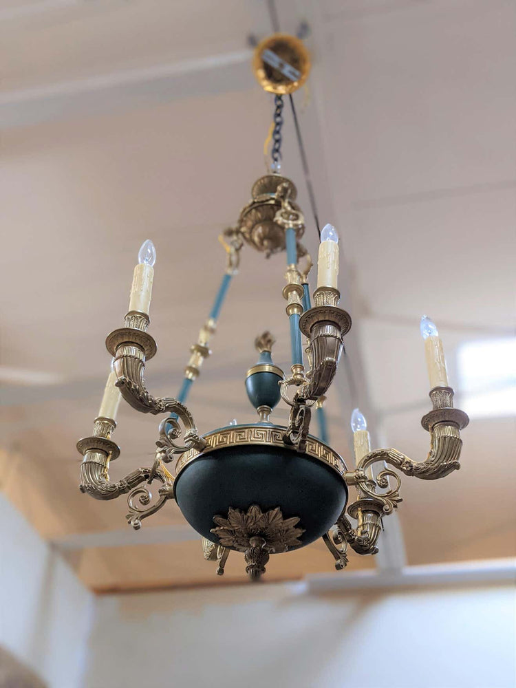 French Bronze Chandelier (L124)
