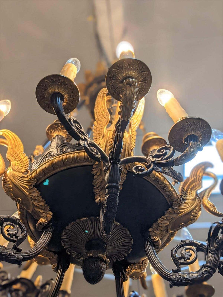 French Bronze Chandelier (L128)