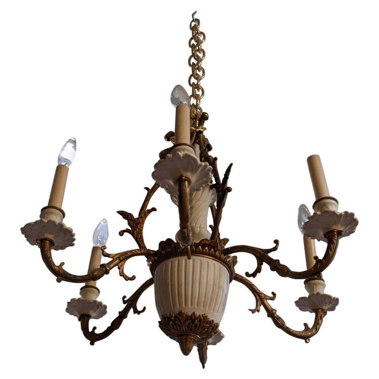 English Ceramic Chandelier (L130)