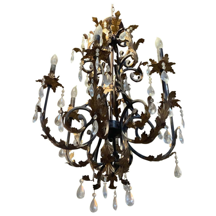 French Iron Chandelier (L139)