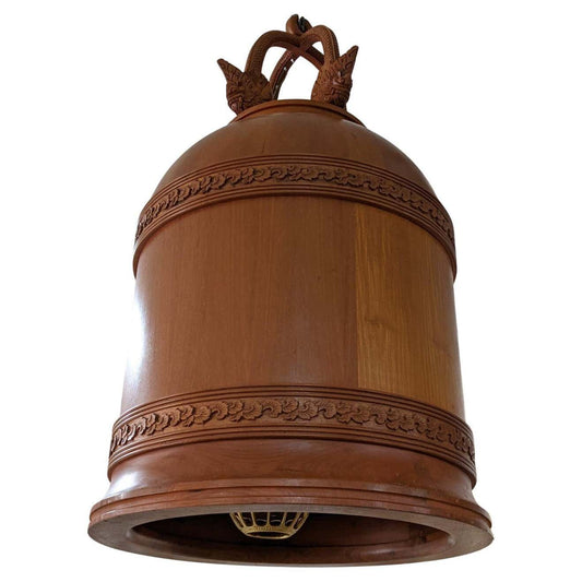 French Wooden Lamp (L143)