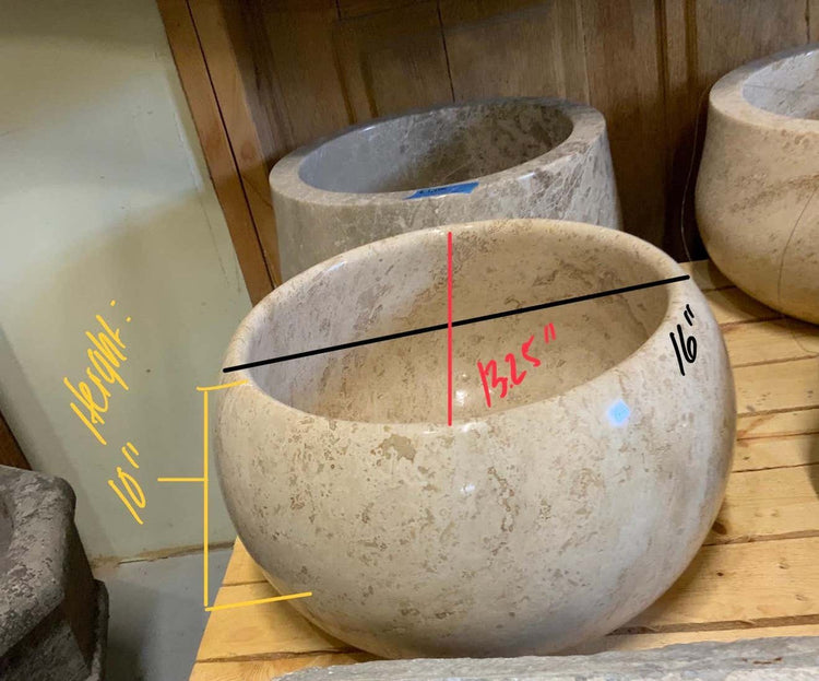 French Travertine Sink (MS271)