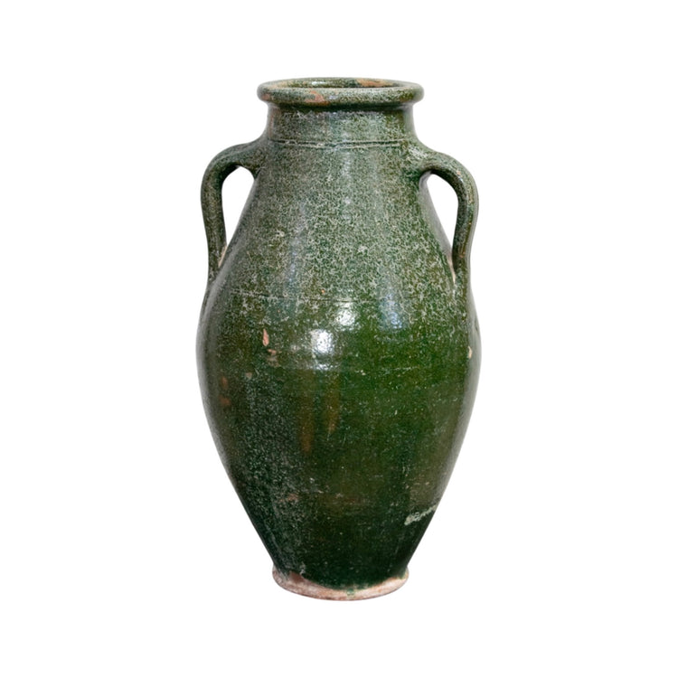 Antique Greek Terracotta Glazed Vessel (V-HKJS)