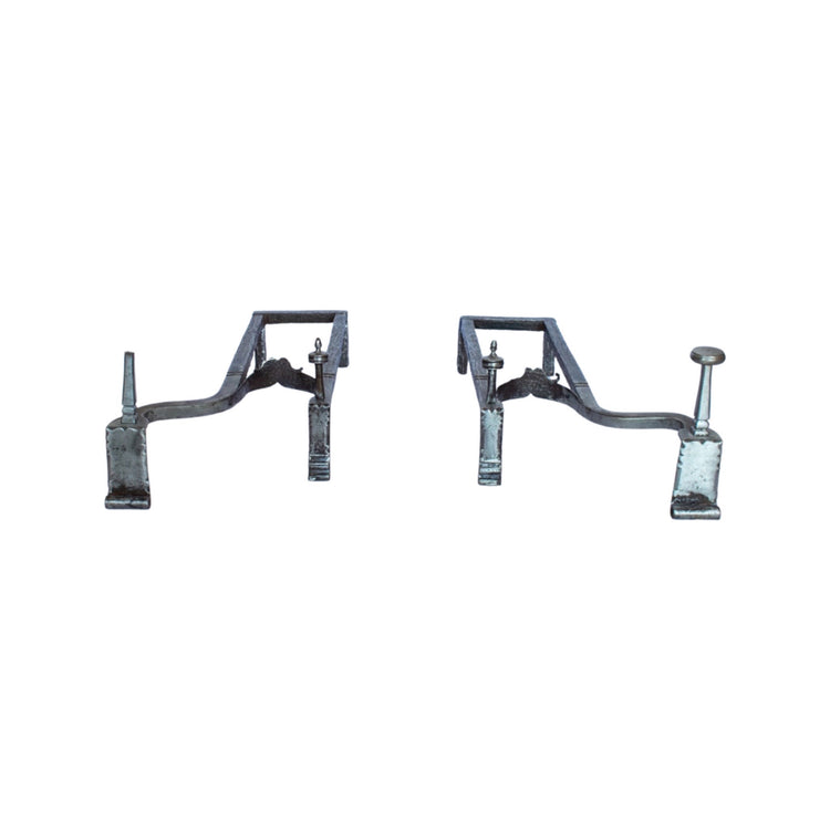 French Iron Andirons (FA-426)