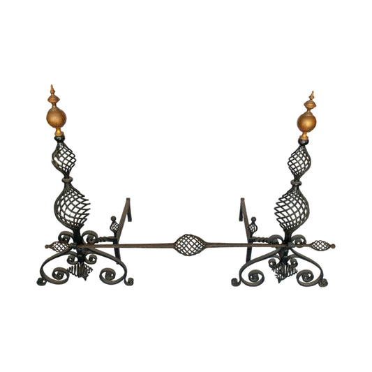 French Louis XVI Andirons (FA-8C6T)