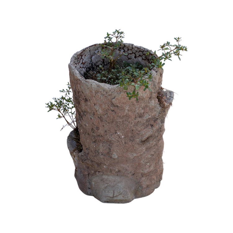 French Faux Bois Planter (V-VHQR)