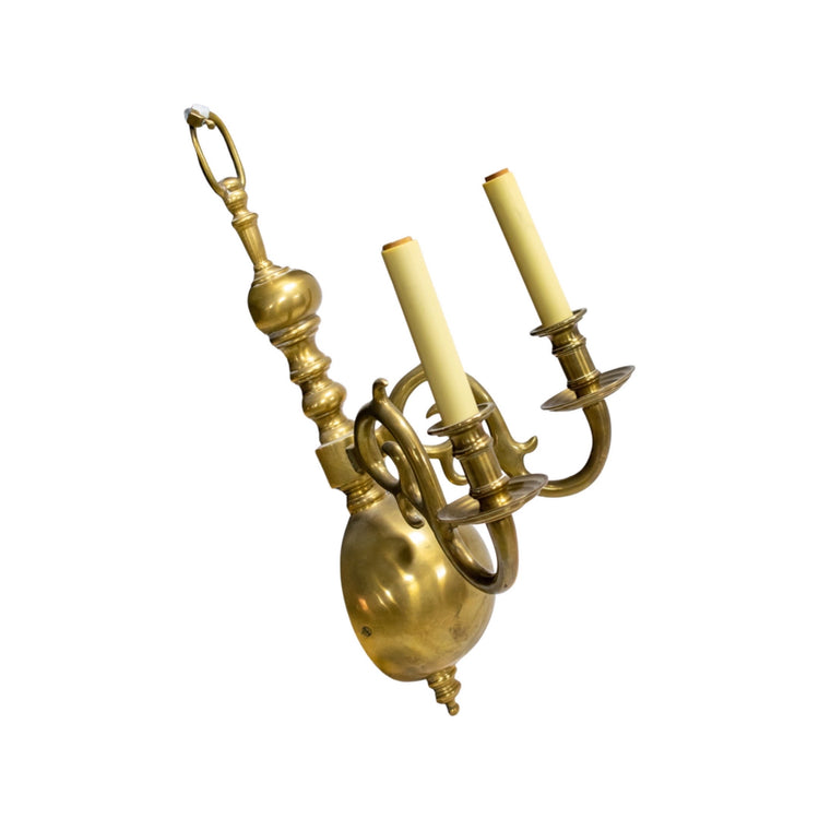 Pair of Antique French Bronze Lanterns (L-MA4Q)