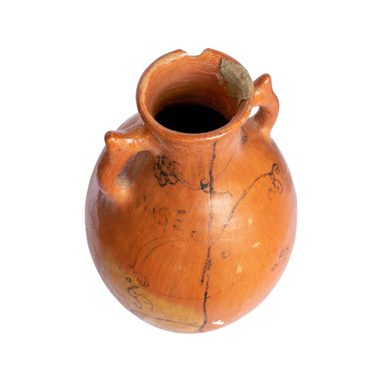 Antique Spain Terracotta Water Vessel (V-LKY1)