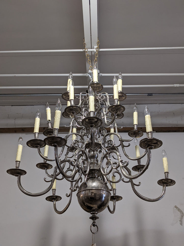 Antique German Silver Chandelier (L122)
