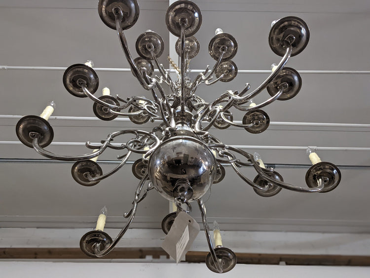 Antique German Silver Chandelier (L122)