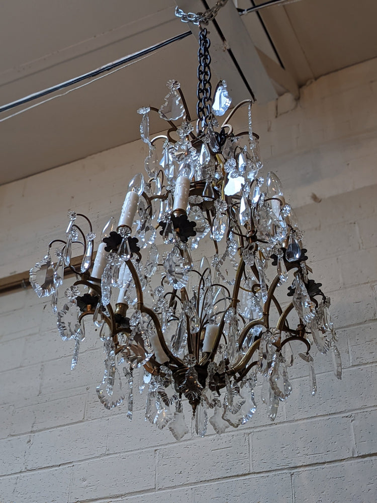 Antique French Crystal Chandelier (L123)
