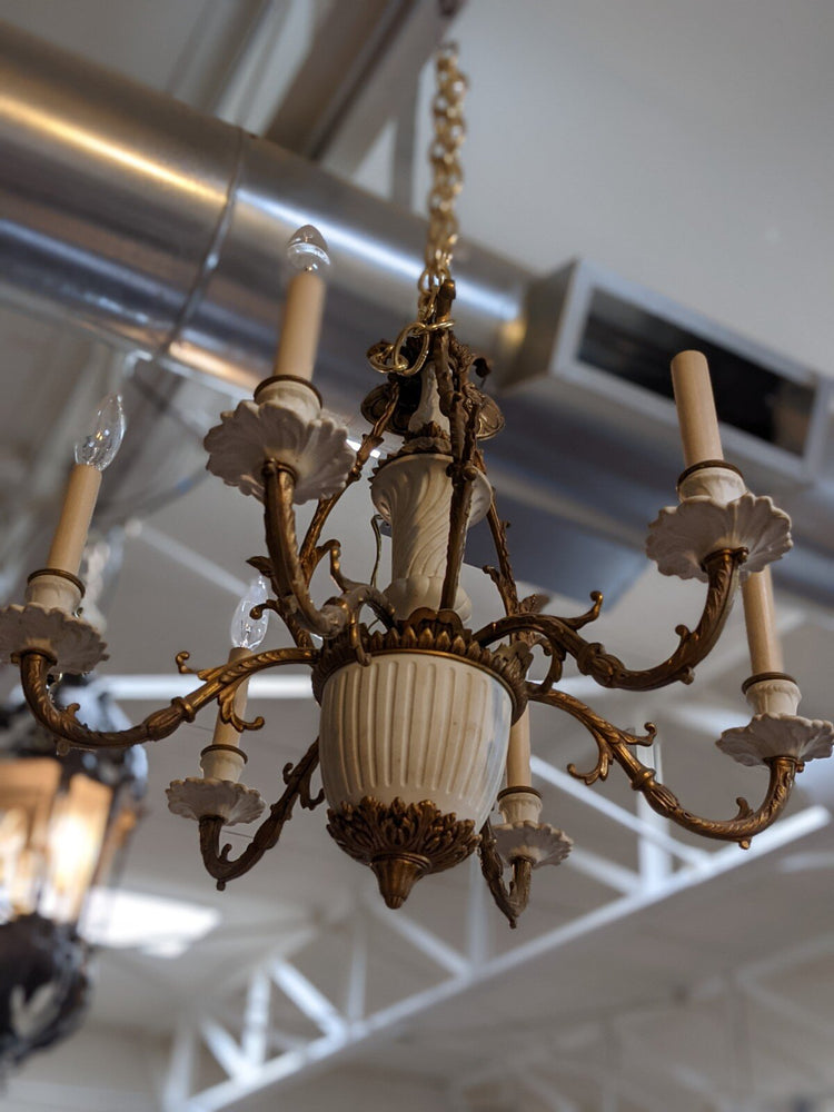 English Ceramic Chandelier (L130)