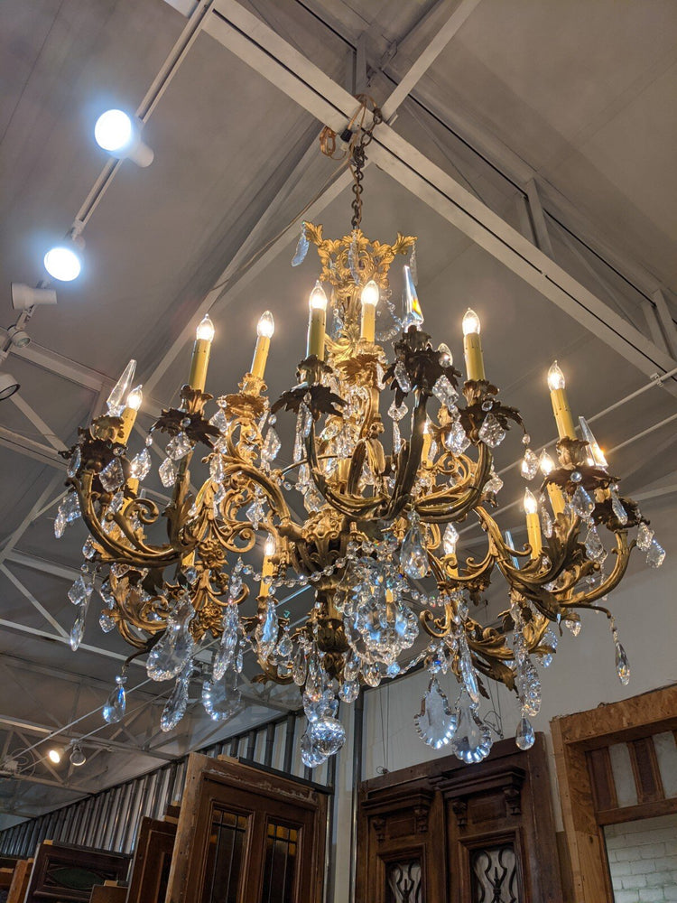 French Bronze Chandelier (L146)