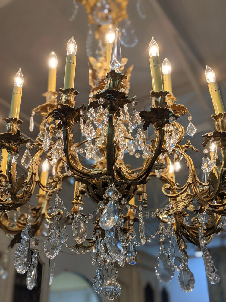 French Bronze Chandelier (L146)