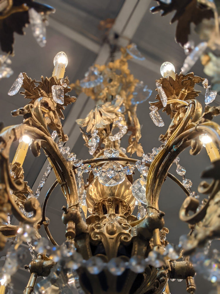 French Bronze Chandelier (L146)