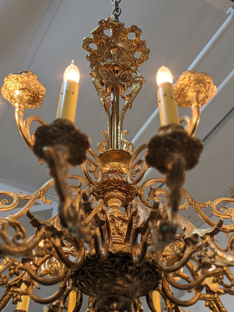 French Bronze Chandelier (L147)