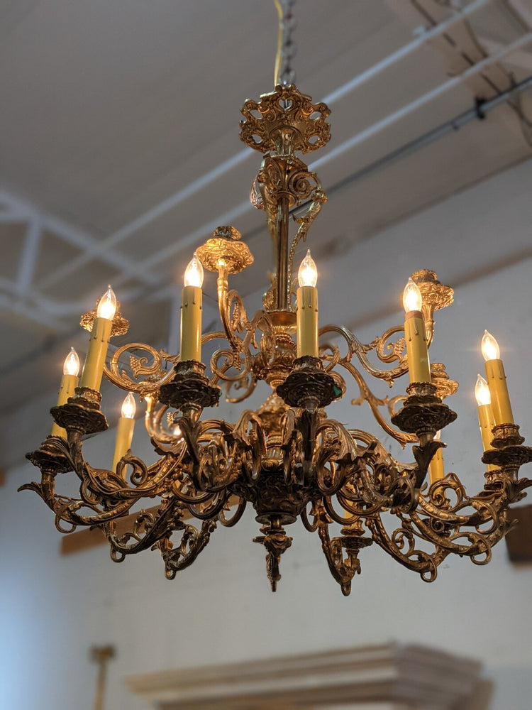 French Bronze Chandelier (L147)