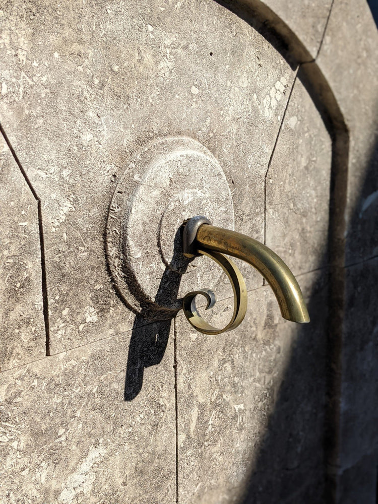 Contemporary French Limestone Wall Fountain (FO925)