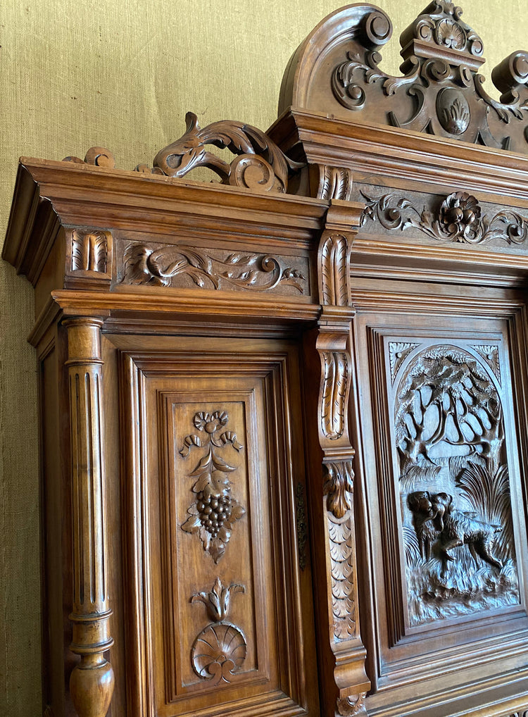 French Wooden Cabinet (F175)