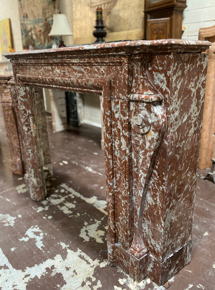 Antique French Marble Mantel (MCH1052)