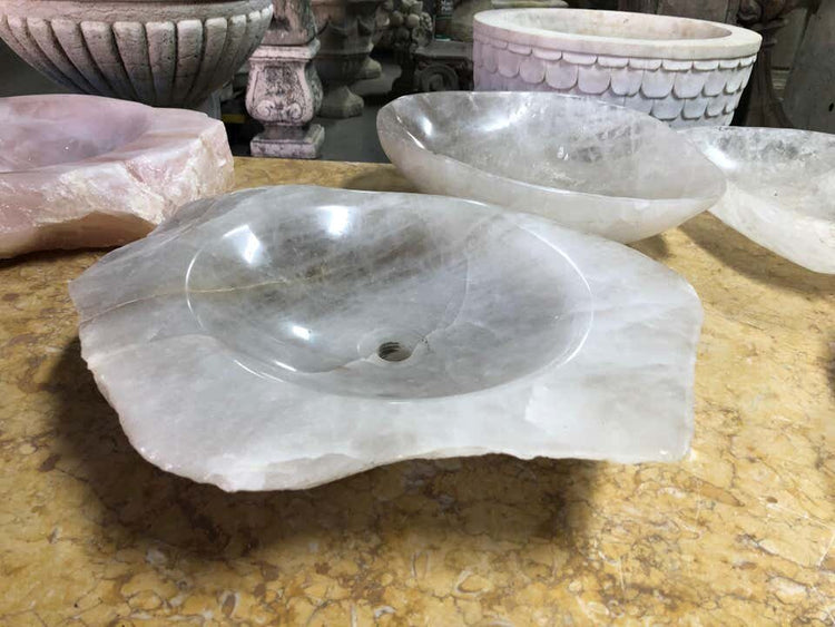 Brazilian Rock Crystal Sink Bowl (S139)