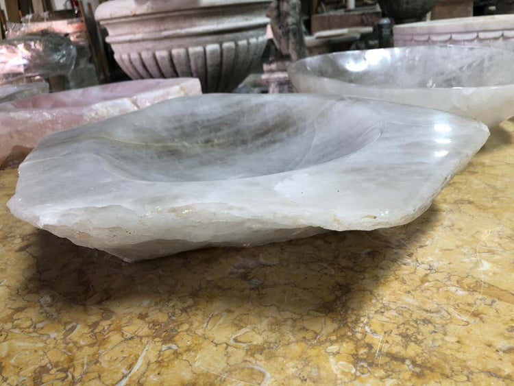 Brazilian Rock Crystal Sink Bowl (S139)