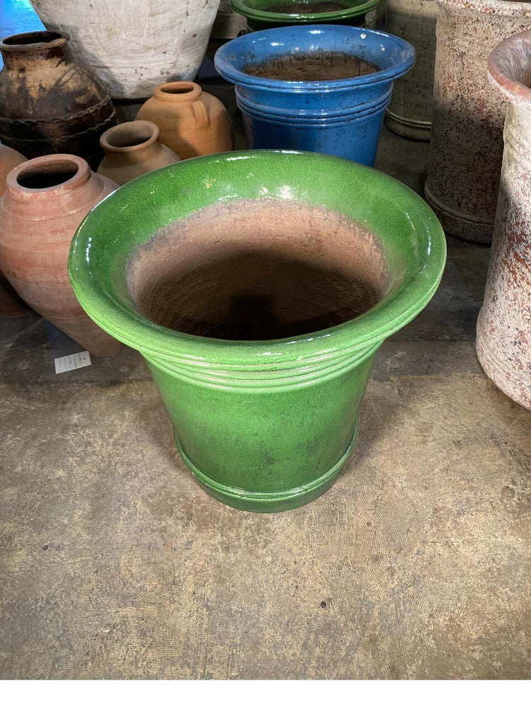French  Glazed Terracotta Planter (V021)