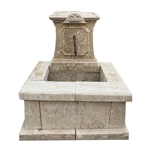 Antique French Limestone Wall Fountain (FA928)