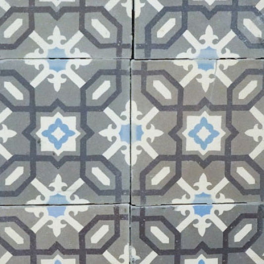 Reclaimed French Encaustic Concrete Tile (FL8377)