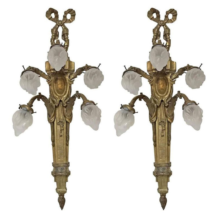 Pair of French Wall Sconces (M16)