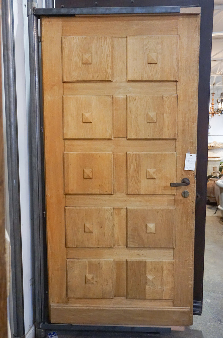 French Carved Wooden Door (D794)