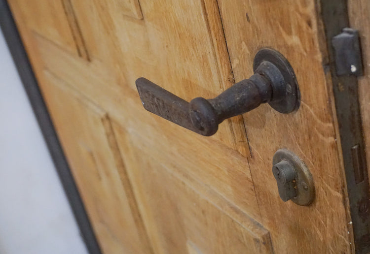 French Carved Wooden Door (D794)