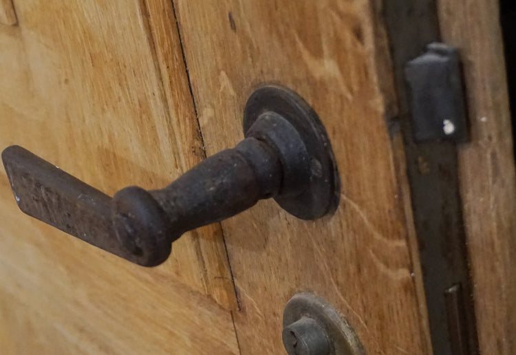 French Carved Wooden Door (D794)