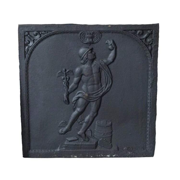 Antique French Iron Fireback (FA-NYK2)