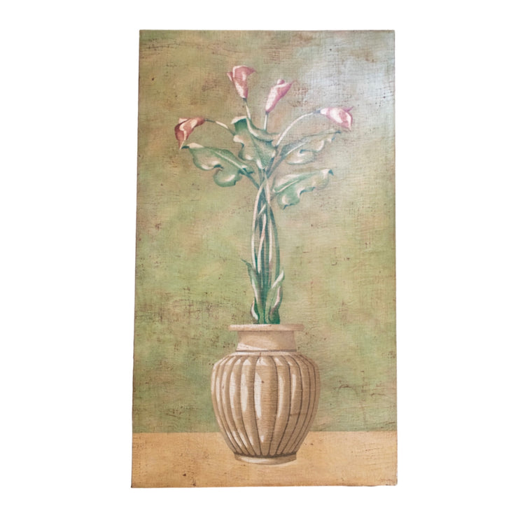 Floral Planter Painting By Jacques Lamy (HD-9RIL)