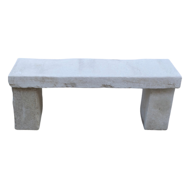 French Limestone Bench (GE-3285)