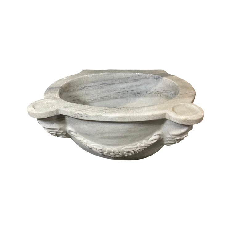 French White Marble Sink (S-UEY2)