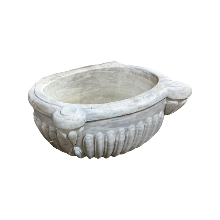 French White Marble Sink (S-WE29)